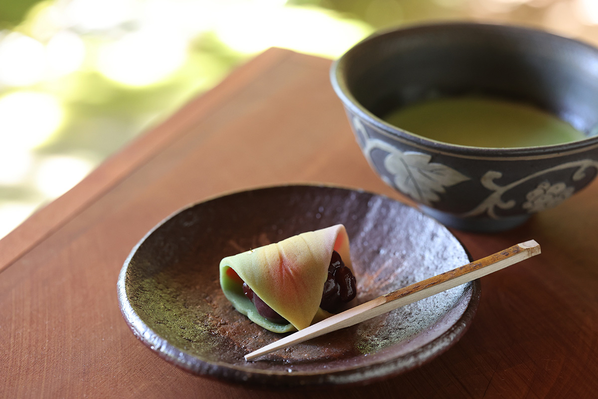 茜庵　喫茶のお菓子